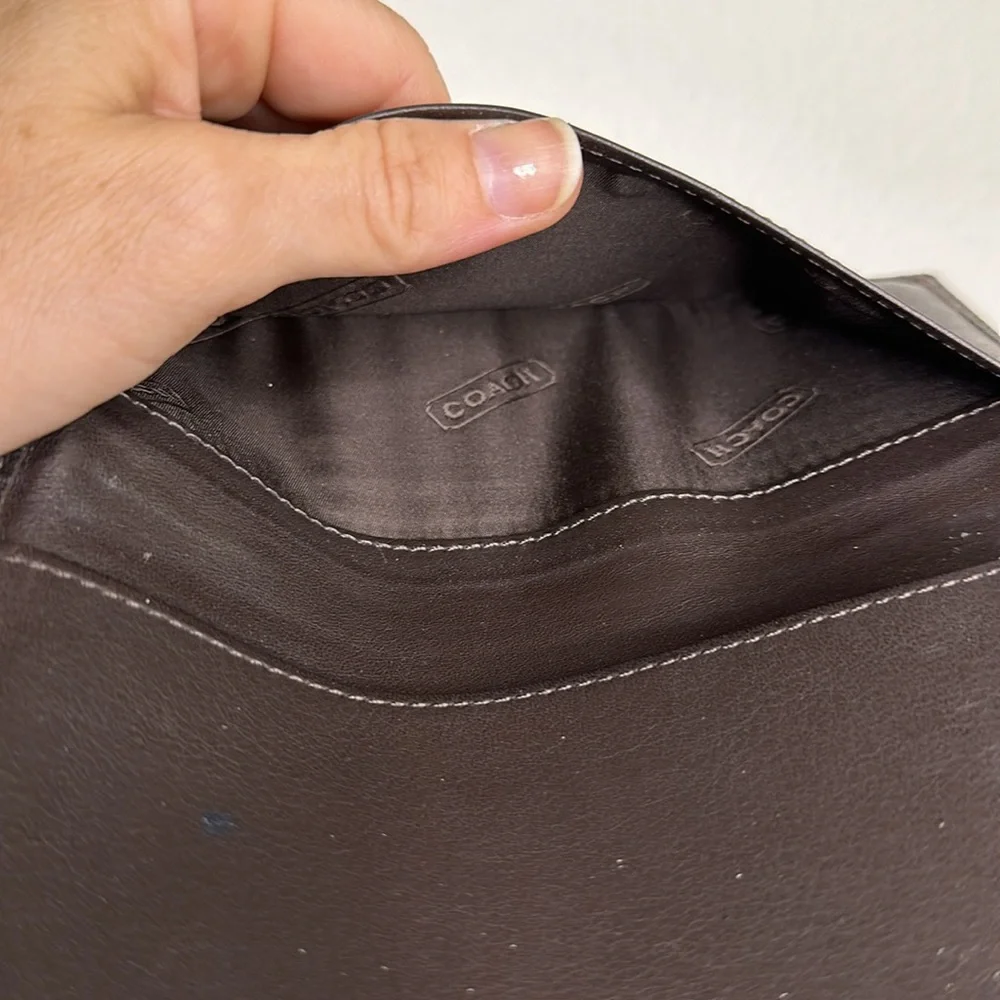 Coach checkbook wallet, great condition - Picture 4 of 4